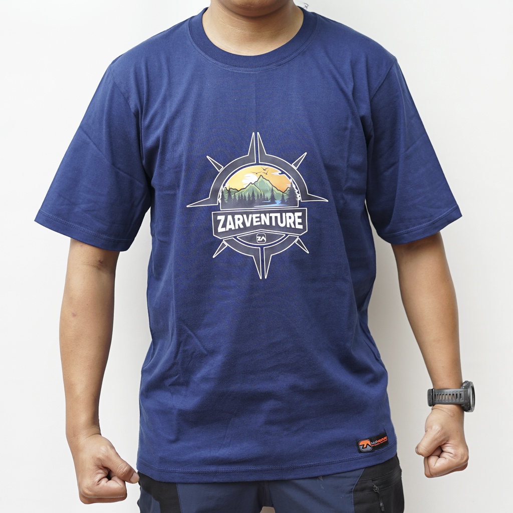 kaos tshirt tema adventure hiking zarventure 1014