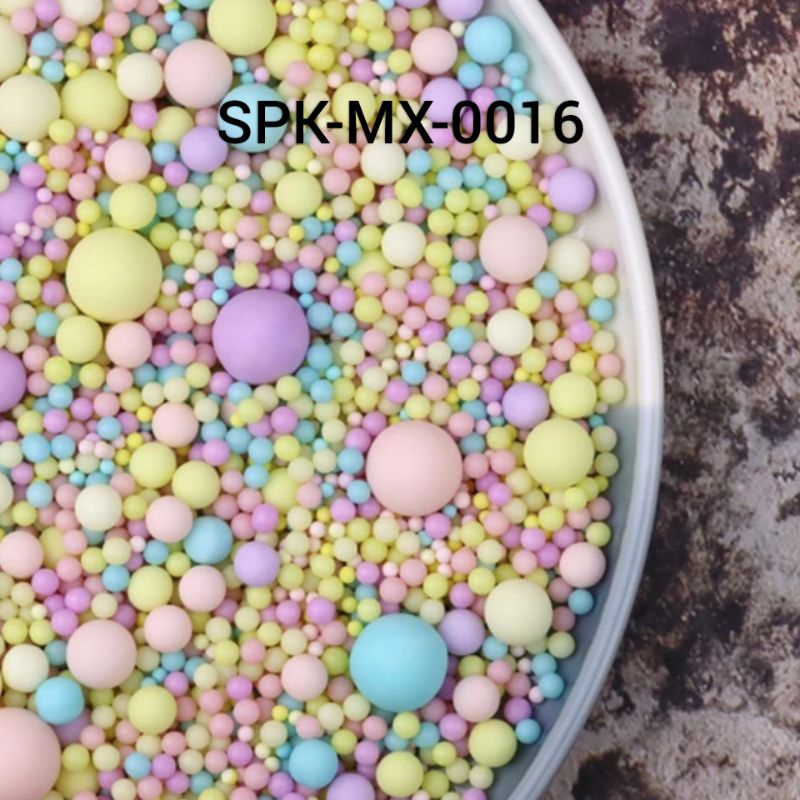 

SPK-MX-0016 SPRINKLES/SUGAR BEAD UNGU KUNING BIRU MIX