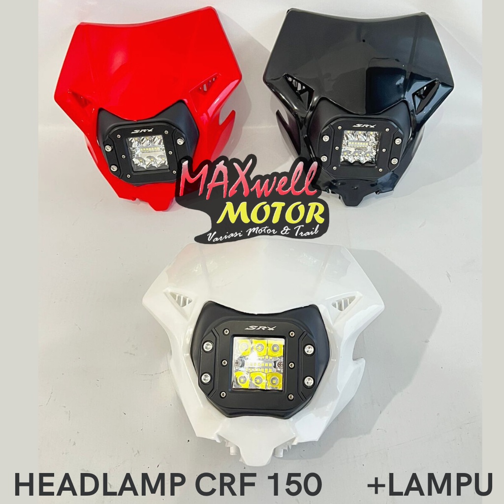 Lampu led crf 150 / batok lampu crf150 / kedok lampu crf 150 / lampu led crf