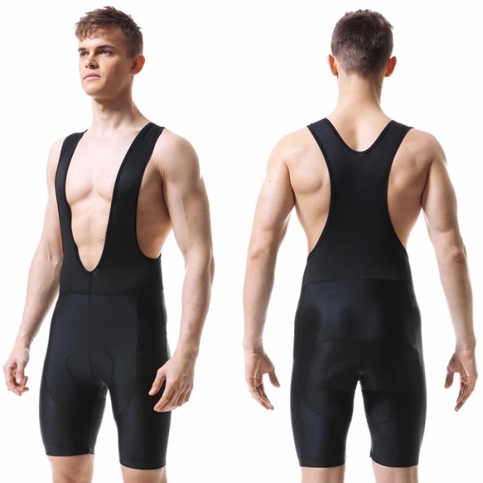 CELANA SEPEDA BIB SHORT BLACK COATED / CELANA SEPEDA BIB PRO PLAIN