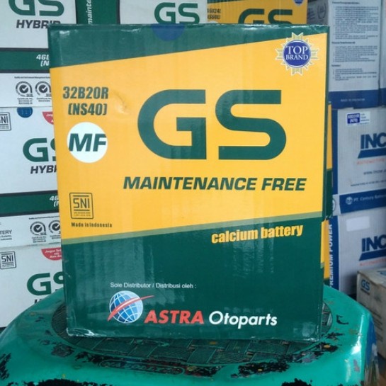 Accu/Aki Mobil Toyota Avanza, Toyota Rush GS Astra MF NS40 Aki Kering