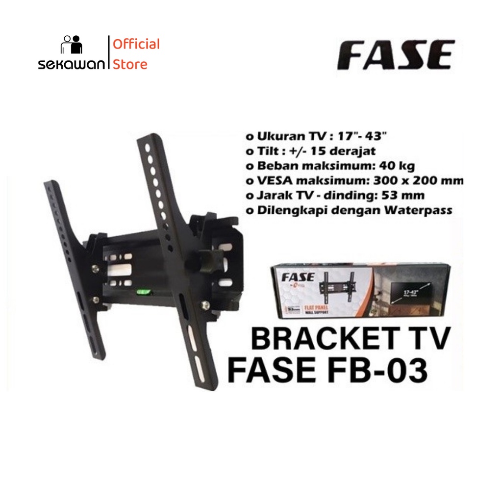 Bracket TV LED 17-43 inch fase