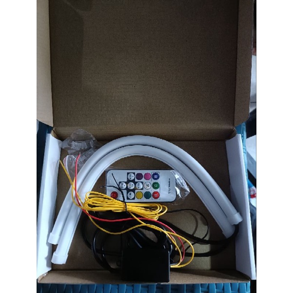 alis lampu DRL 30 CM FLEXIBEL REMOTE CONTROL ALIES LAMPU LED