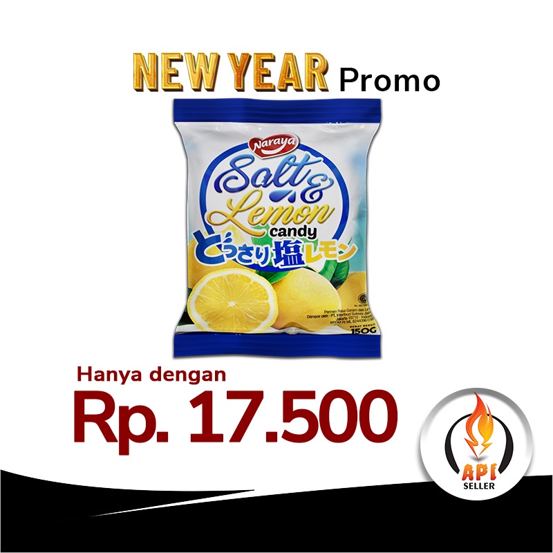 NARAYA SALT &amp; LEMON CANDY 150g