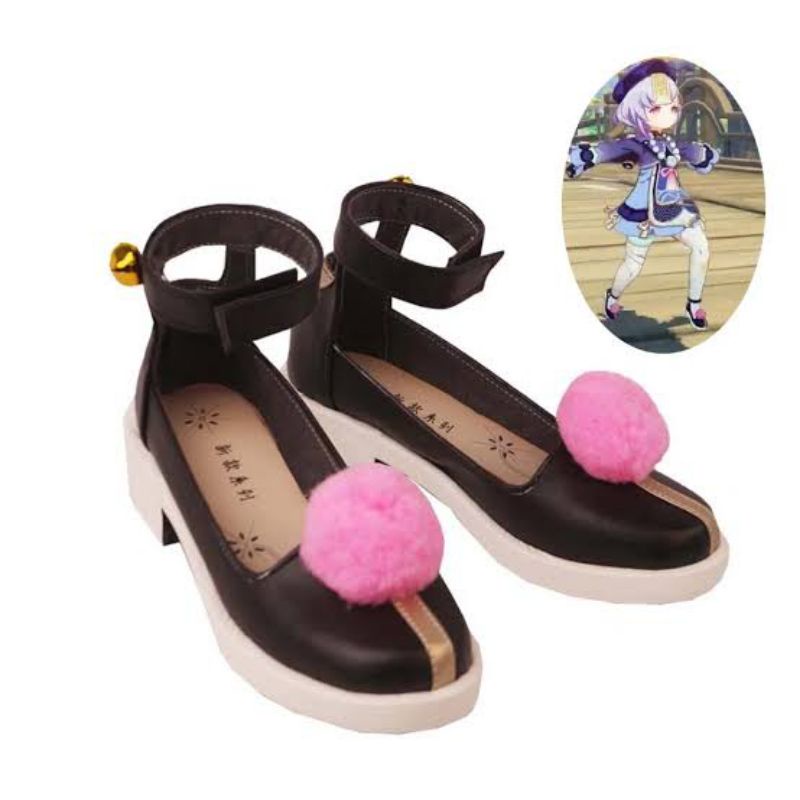 Sepatu Cosplay Qiqi/ Genshin Impact Shoes/ Qiqi Liyue Cosplay