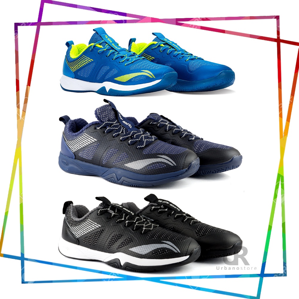 Sepatu Olahraga Badminton Pria Original LINING CLOUD ACE X1