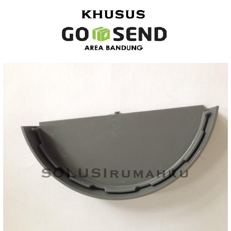 [ SD ] TUTUP TALANG BULAT 6" PVC / DOP TALANG AIR / GUTTER CAP