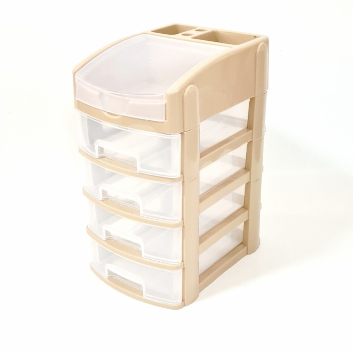 Laci Owl Rak Laci Mini Container Caroline Susun 4 + Tutup