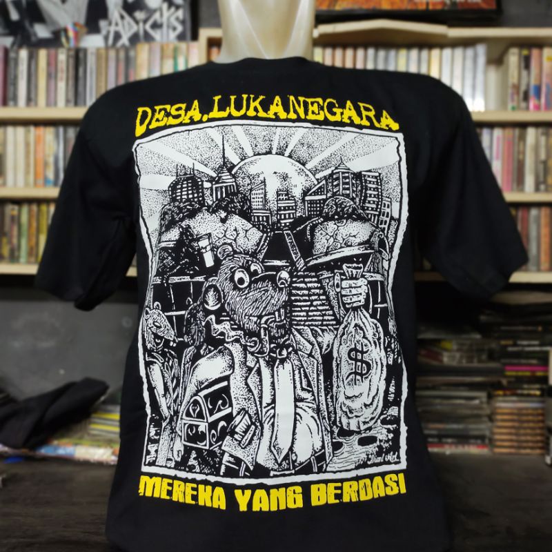 KAOS BAND PUNK DESA LUKA NEGARA