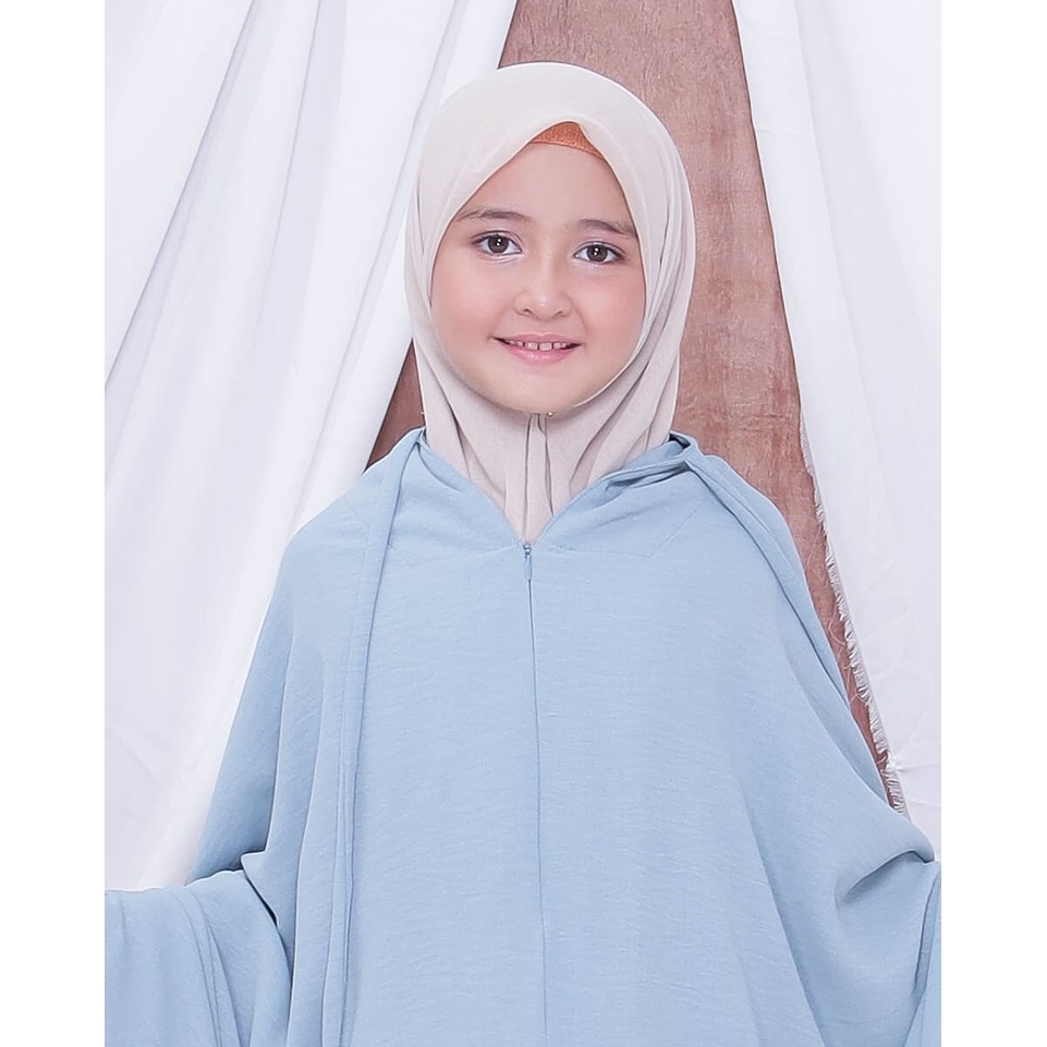 Mukena anak cipung 2in1 airflow cringkle kisaran 5,6,7,8,9,10,11,12,1,3,14 tahun