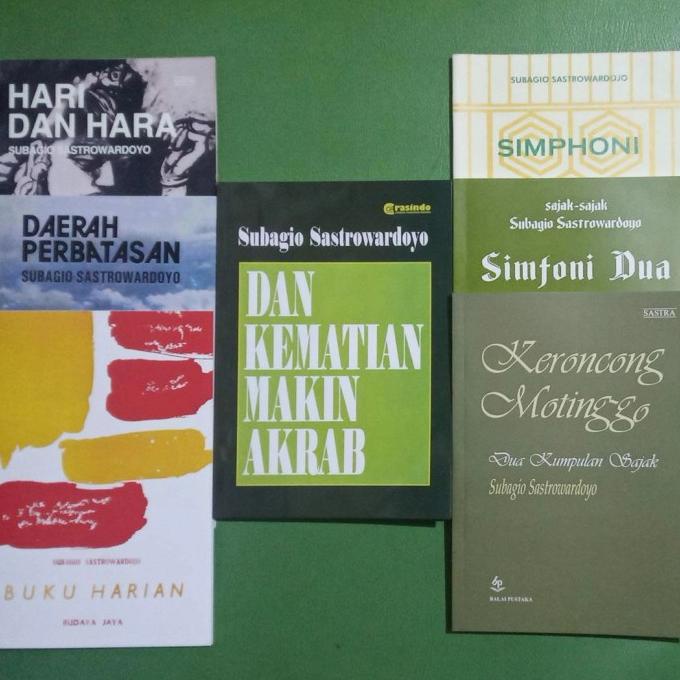 Sepaket Buku Puisi Lengkap Subagio Sastrowardoyo