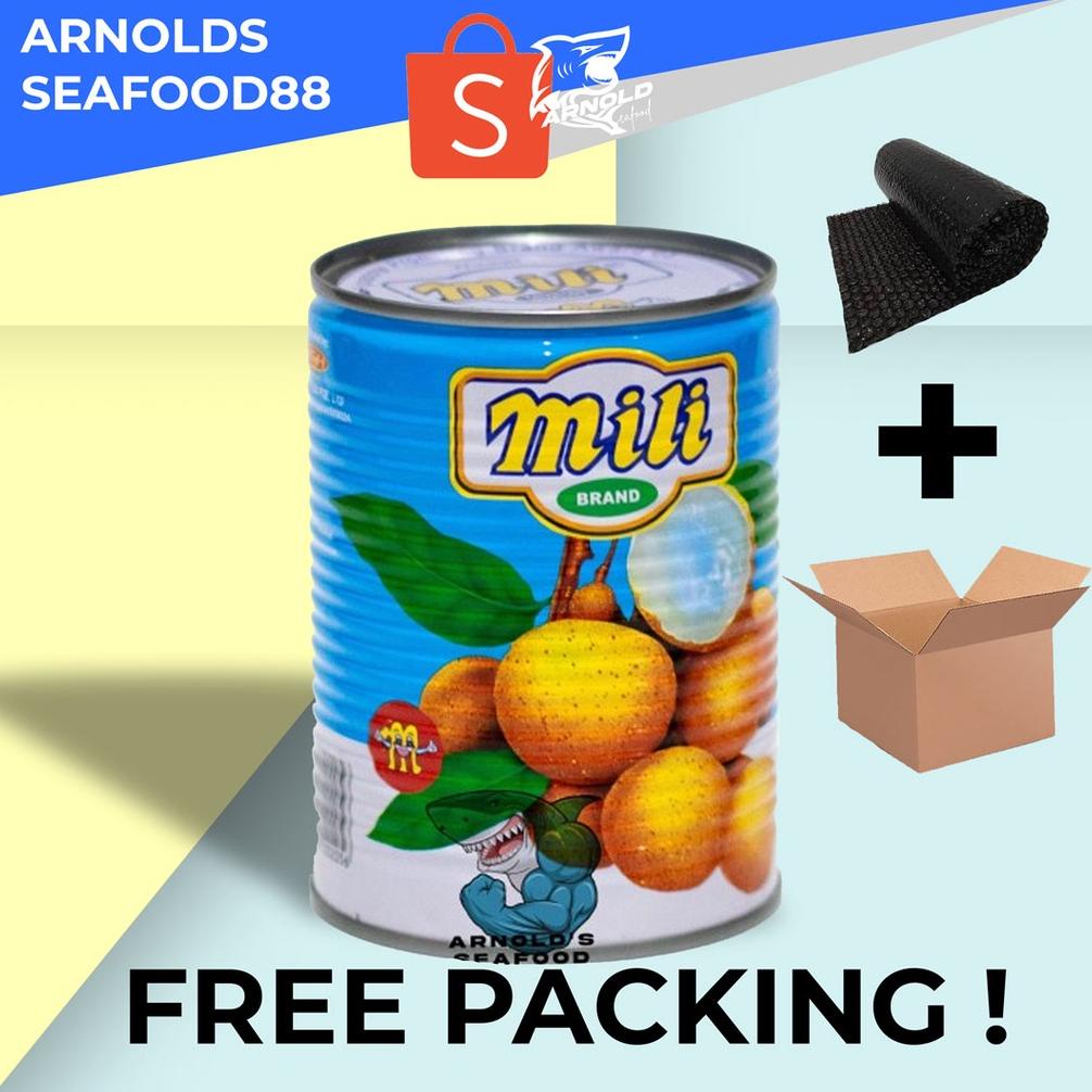 

Ready Stock MILI Longans In Heavy Syrup 565 gr / Lengkeng Kaleng Longan