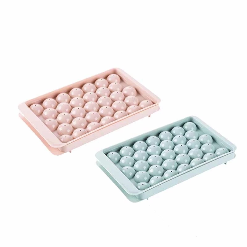 [DZS] CETAKAN CETAK ES BATU BULAT PUDING AGAR AGAR JELLY 33 LUBANG GRID SIZE M ICE CUBE MOLD MULTIFUNGSI SERBAGUNA