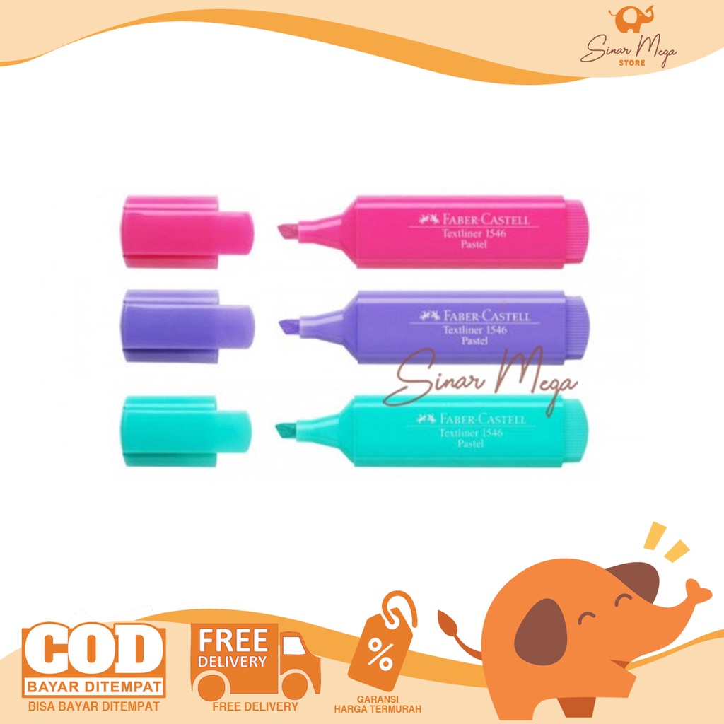 

Faber Castell Highlighter Textliner Pastel 46/ Penanda Berkualitas