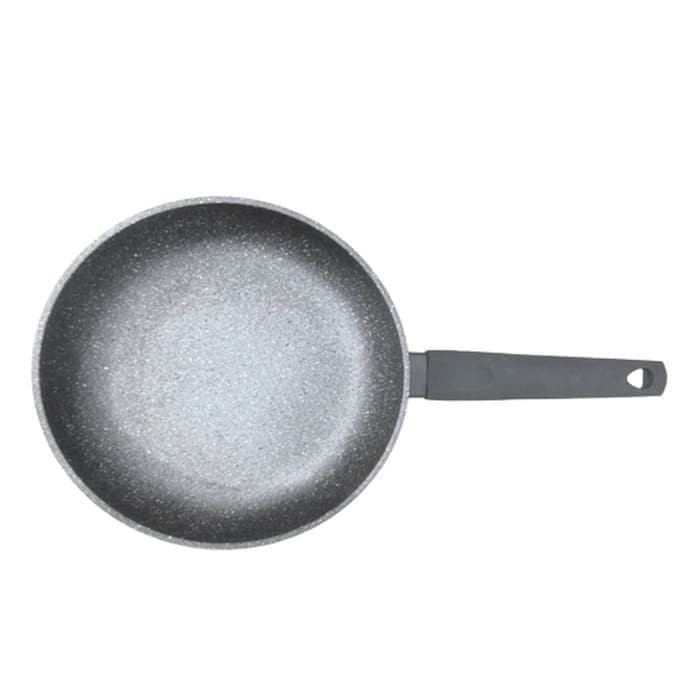 KG 678 Deep Frypan Lava Stone Terbuka Diameter 24cm Anti Lengket