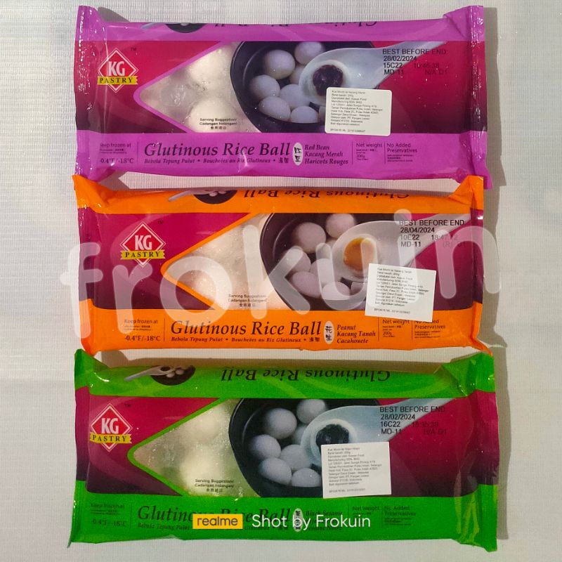 

Ronde Glutinous Rice Ball Peanut, Red Bean, Sesame 200gr - Frozen Food Murah