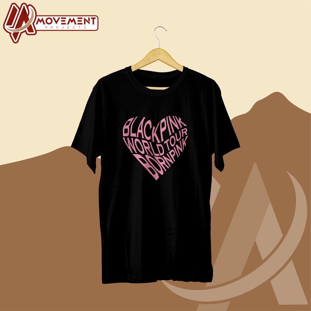 [OVERSIZE] KAOS OVERSIZE &quot;BORN PINK&quot; VER. 4 BLACKPINK WORLD TOUR
