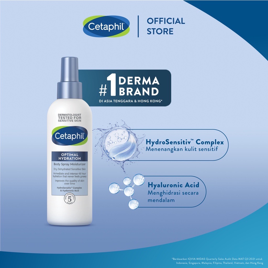 Cetaphil Optimal Hydration Body Spray Moisturizer 207ml 207 ml