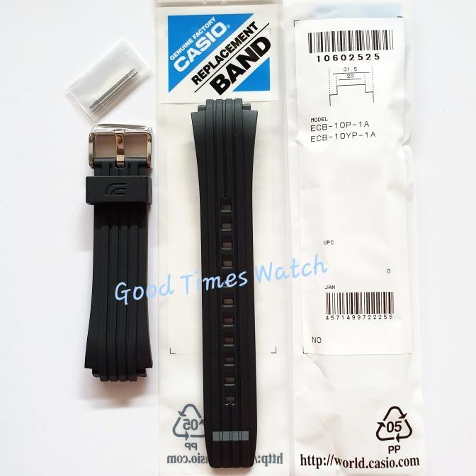 STRAP EDIFICE ECB-10P ECB-10YP ECB 10P ECB 10YP ECB 10 CASIO ORIGINAL
