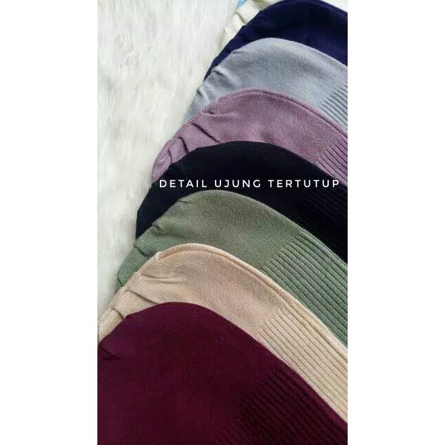 Ciput Anpus Rajut Anti Pusing Polos Kupluk Daleman Kerudung