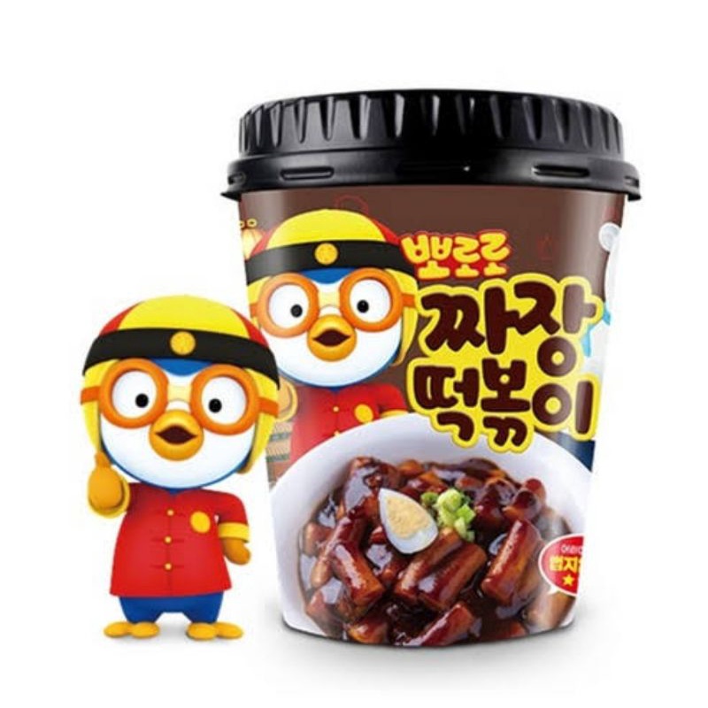 

Pororo Korean Tteokbokki With Black Bean Sauce 110 gram