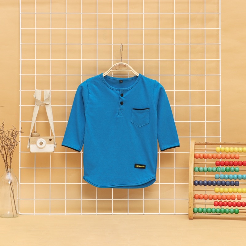 HEPPIKIDSINDO - Baju Koko Anak Laki Laki Turkish uwais Series pakaian Muslim anak bahan Kaos 2-3-4-5