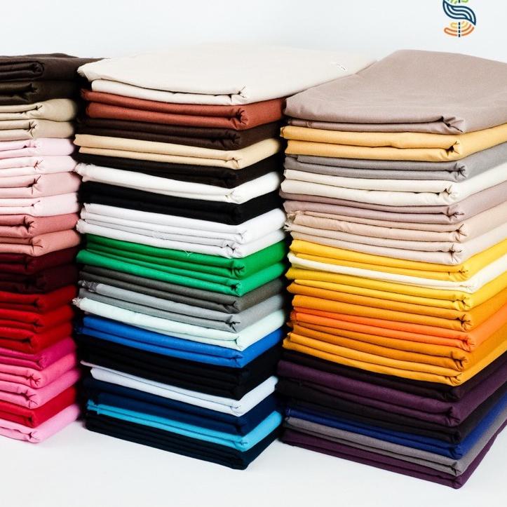Diskon KAIN SUKAWARNA POPLIN PREMIUM 40s 100% KATUN | bermacam-macam warna
