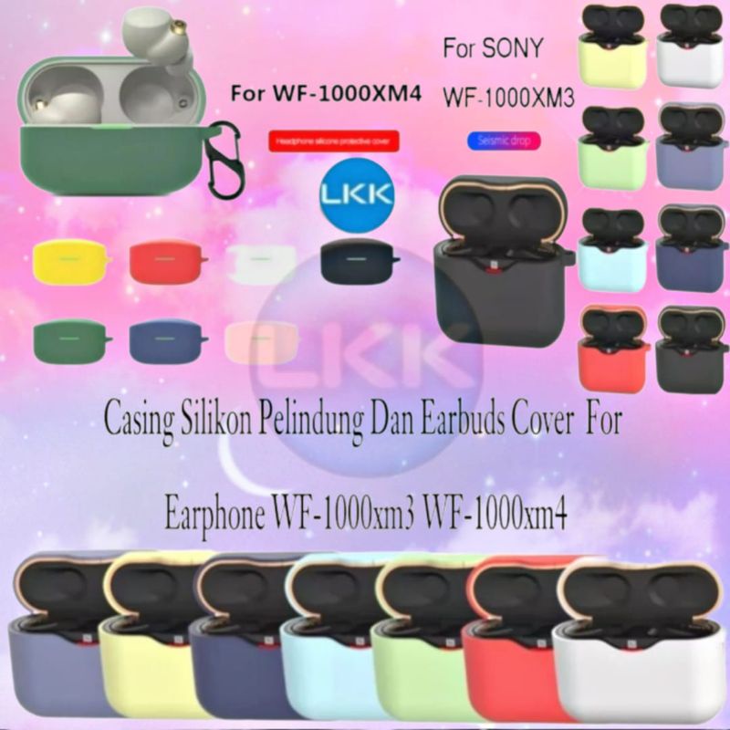 Cover Penutup Case Earphone Sony WF-1000XM4 WF-1000XM3 WF1000XM3 WF1000XM4 WF1000 WF 1000xm4 1000xm3
