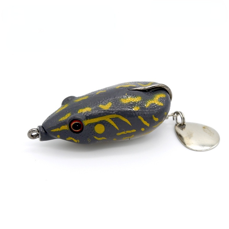 Umpan Katak Casting Pemikat Kodok Pancing 5.5cm 14g Single Hook Soft Bait Lure Jump Frog Lure