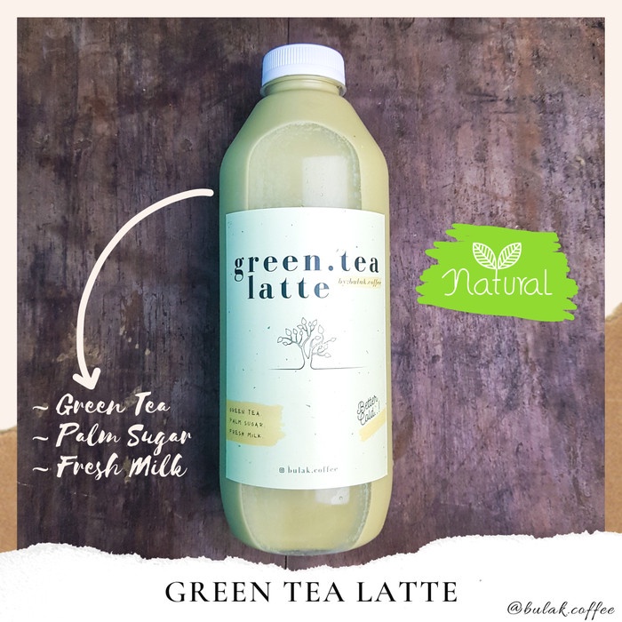 

Terlaris ✨ - GREEN TEA LATTE Kemasan 1 L by Bulak Coffee (kurir instant & sameday) 2.1.23