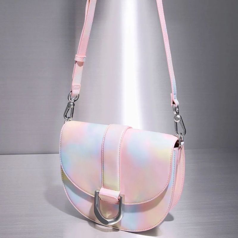 12.12 SALE | CK Gabine Swirl-Print Saddle Bag GIFTSET INCLUDE BOX