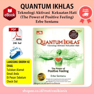 Jual Quantum Ikhlas Erbe Sentanu Teknologi Aktivasi Kekuatan Hati The Power Of Positive