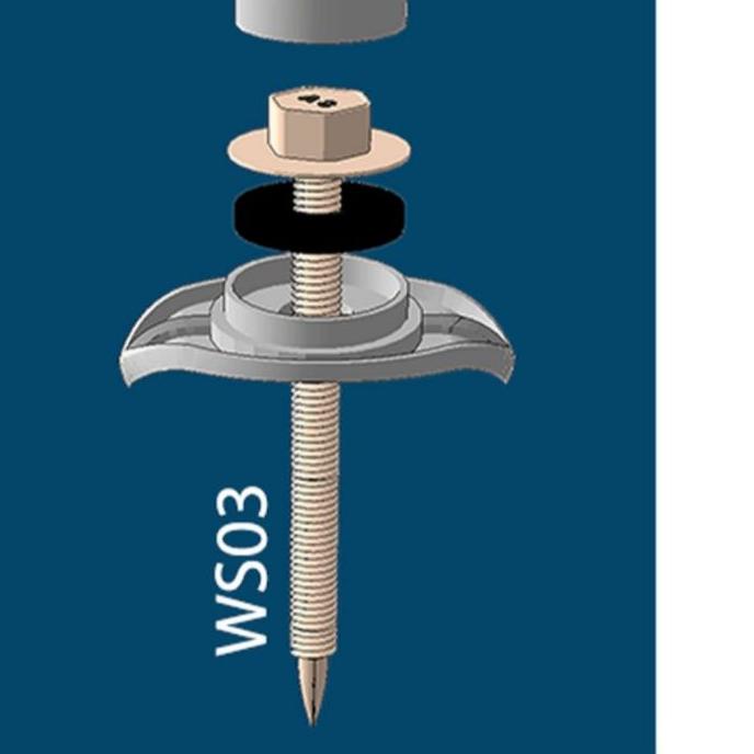 Jual Baut / Skrup / Roofing Alderon + Weather Roof Seal set RS Trimdeck