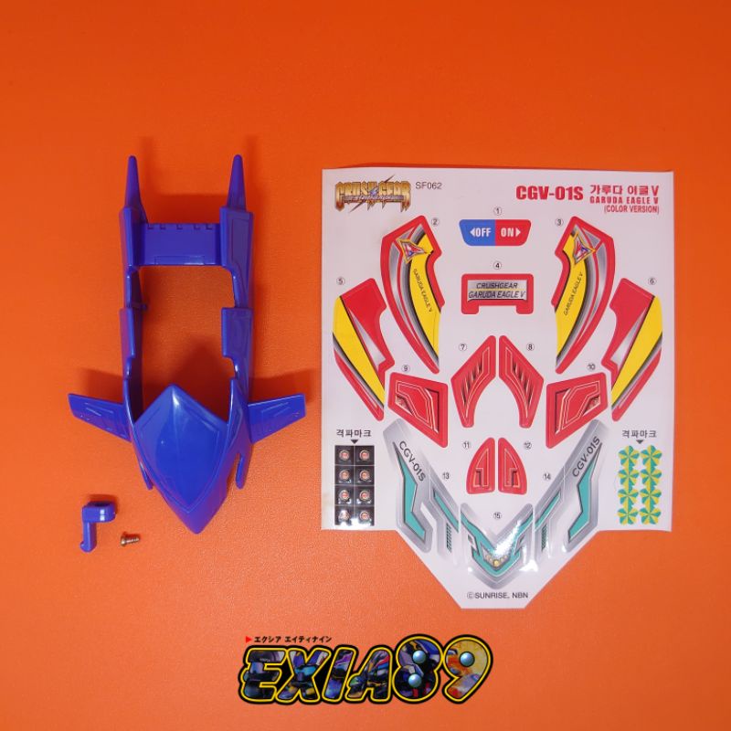 Crush Gear Turbo Part - Cover Garuda Eagle Bandai