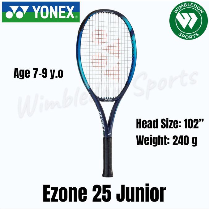 Raket Tenis YONEX EZONE 25 JUNIOR 2022 / Yonex Ezone JR 25 Sky Blue