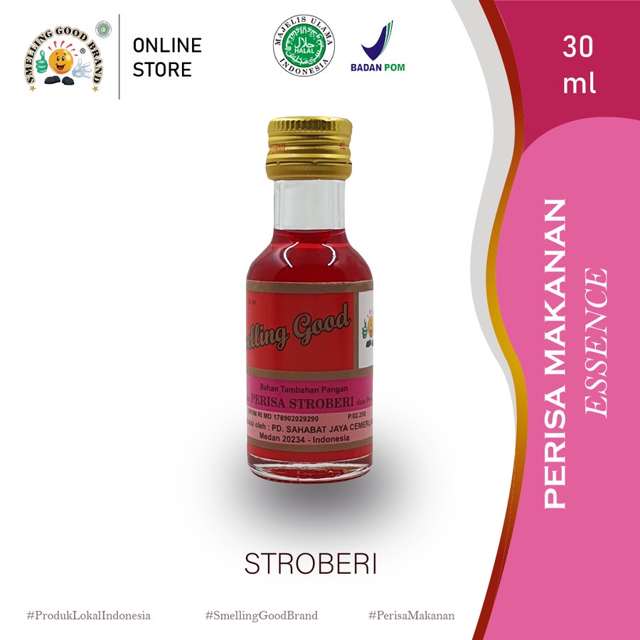 

Perisa Makanan Smelling Good 30 ml - Stroberi