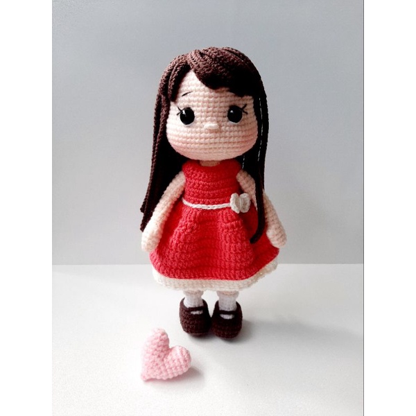 Boneka rajut Amigurumi Yuna Doll