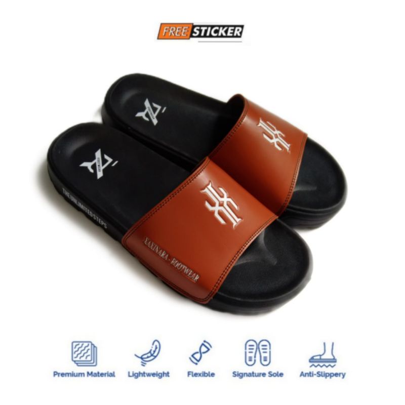 xaxinara BASIC-001 | SANDAL SLIDE PRIA TERBARU | SANDAL SLOP CASUAL | sendal kokop  | sandal murah berkualitas | sandal distro | sandal slip on | sandal fashion | sandal jepit