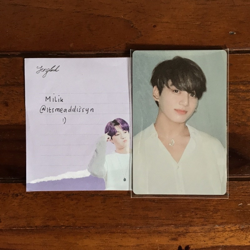 [READY STOCK] BTS Photocard PC B Proof Collector Jungkook Jk