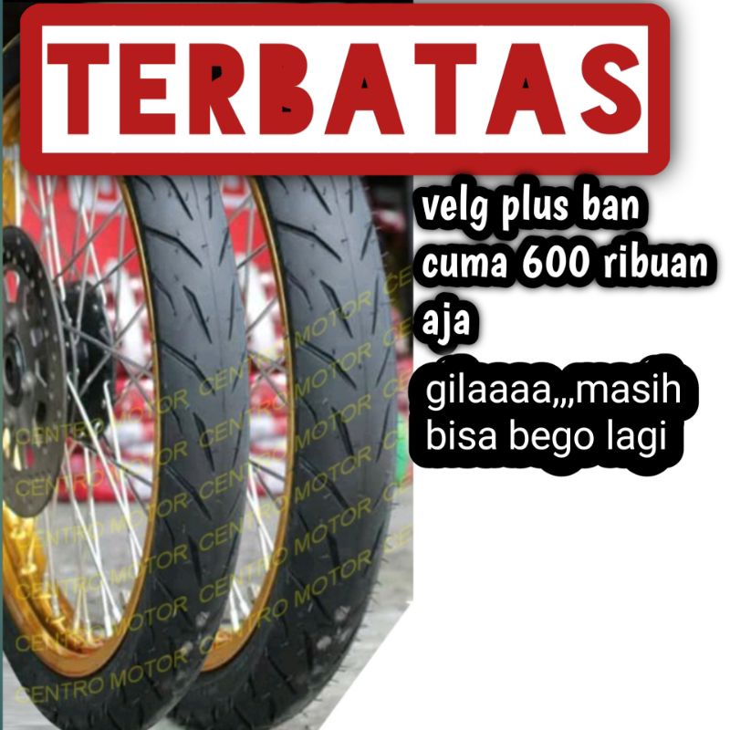 Velg paketan ring 17 Jari-jari Vixion,satria fu, sonic,supra