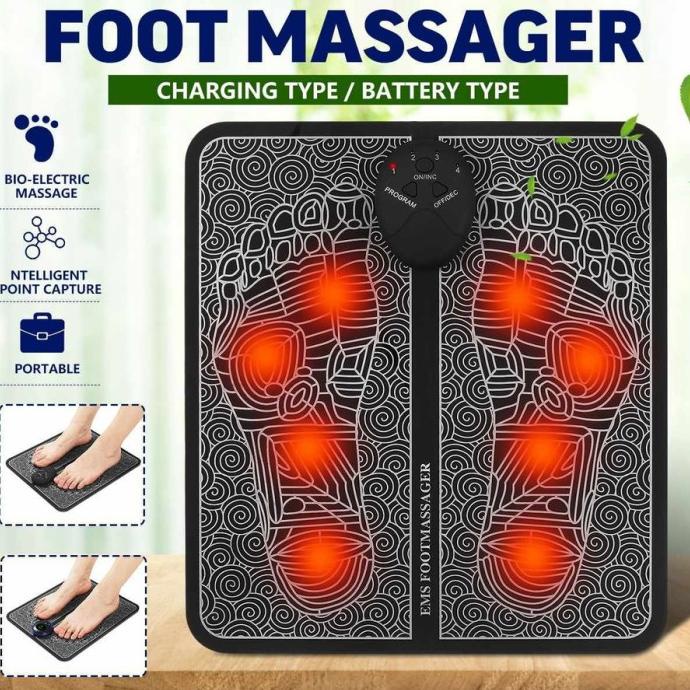 EMS Foot Massager Pad Alat Pijat Kaki | EMS Foot Massager Mat