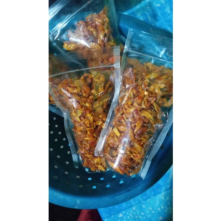 

Keripik jengkol pedas