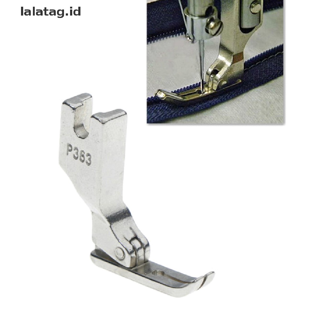 [lalatag] Stainless Industrial Zipper Presser Foot P363 Untuk Mesin Jahit Brother Juki [ID]