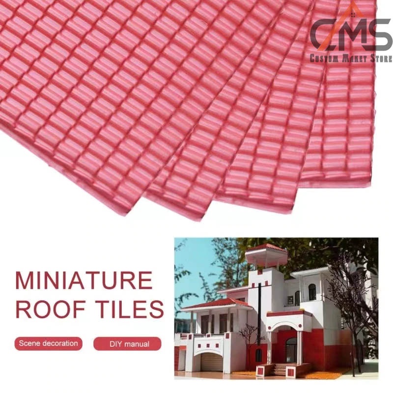 MAKET GENTENG DAN DINDING BATA PLASTIK A4