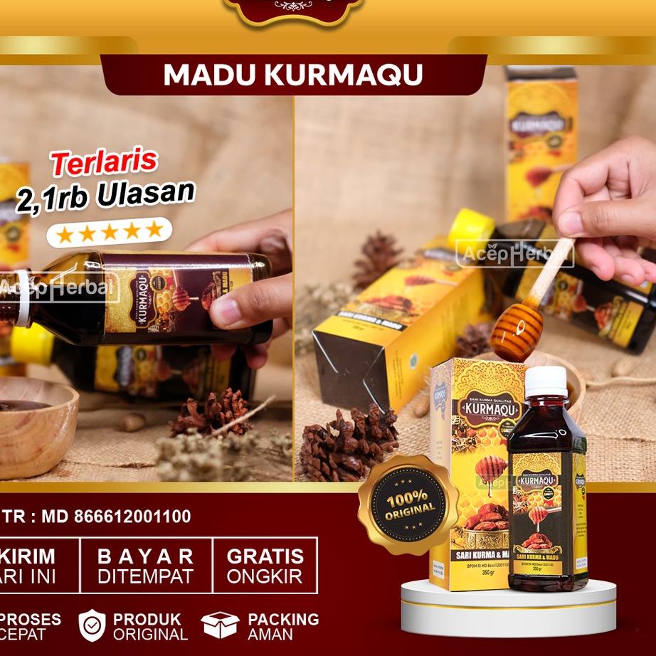 

PJI456 Kurmaqu Sari Kurma dan Madu Isi 350 gram Asli 100% Original ++