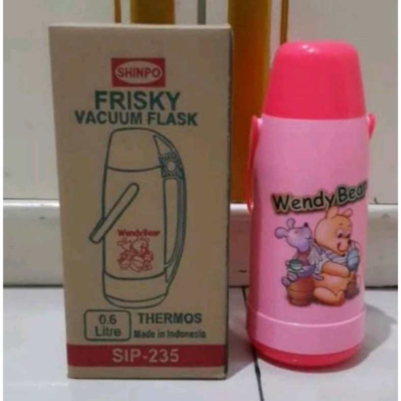termos air panas shinpo/ termos kecil/ termos imut