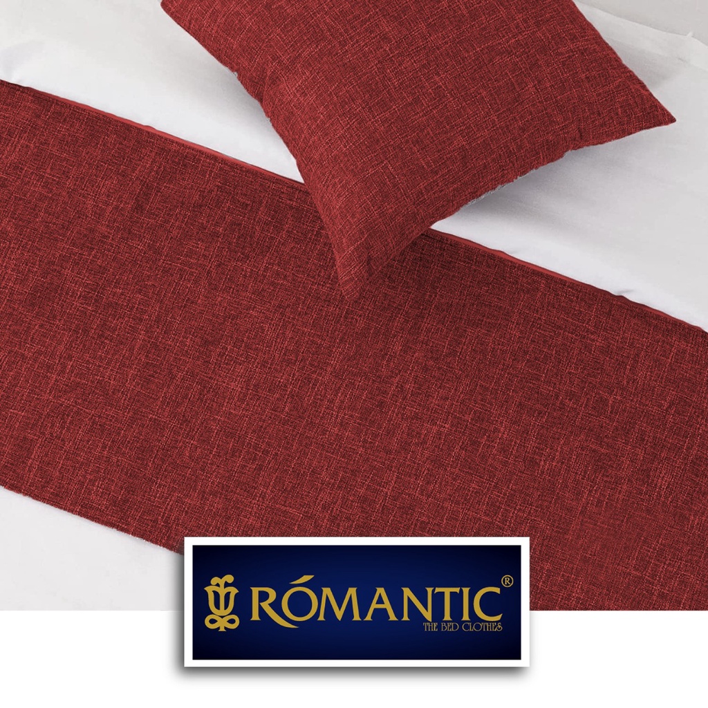 Bed Runner / Selendang kasur Red Wood by ROMANTIC standard Hotel minimalis