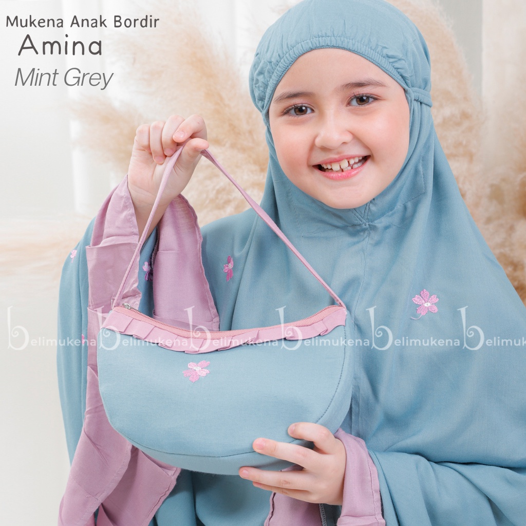 Mukena Anak Tanggung Rayon Amina