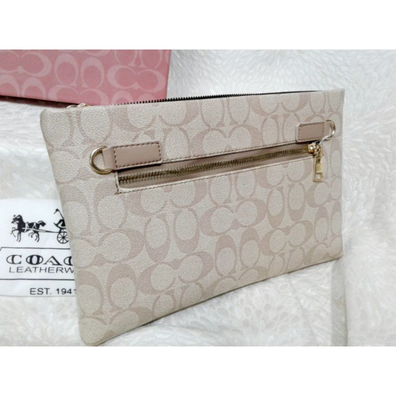 CLUTCH / HANDBAG COACH MOTIF PREMIUM 1R