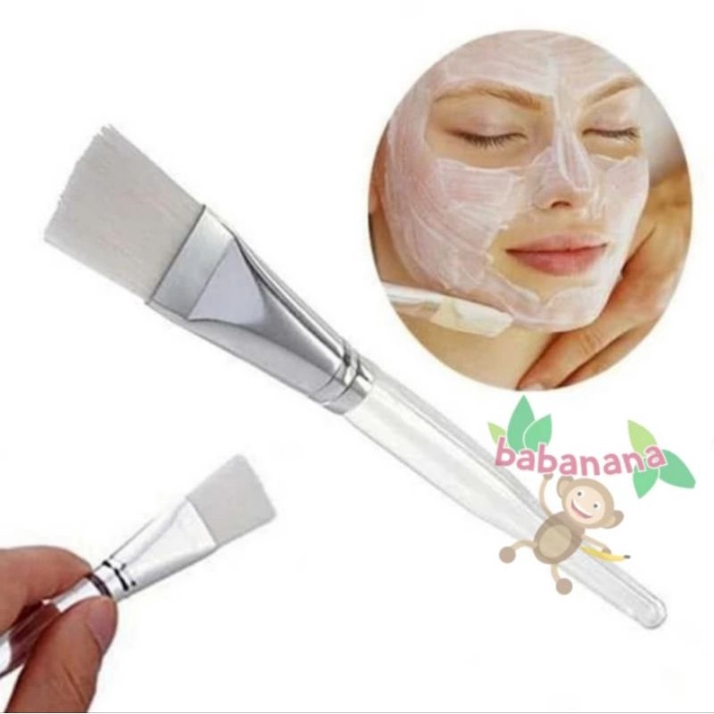 Kuas Masker Wajah Putih Mask Make Up Facial Brush Pembersih Lukis Cat